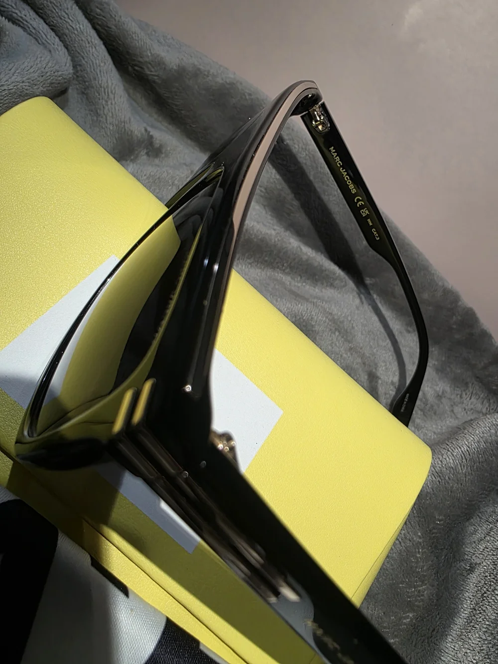Marc Jacobs Black Oversized Square Sunglasses